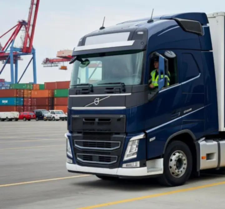 Logistiek bedrijf met efficiënt ingeplande bedrijfsvoertuigen